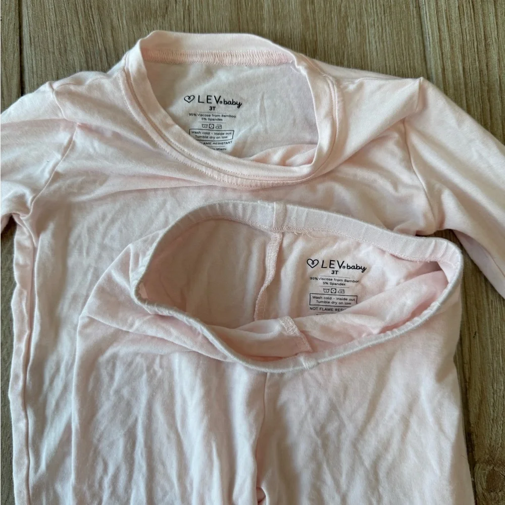 LEV Baby Rose Pajama Set
